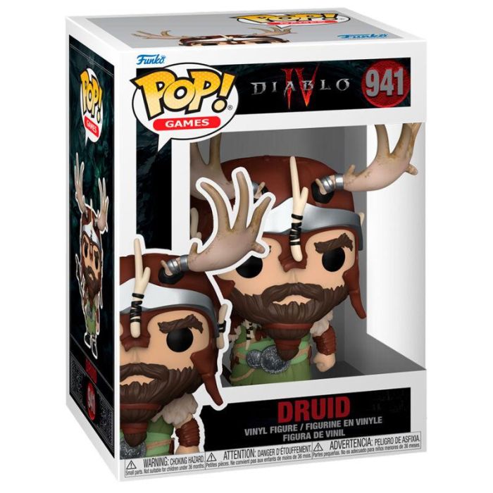 Funko Figura POP Diablo 4 IV Druid 9cm Vinilo Caja Regalo