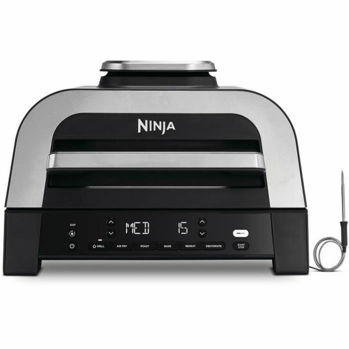 Ninja Parrilla y Freidora sin Aceite MAX 6 en 1 DG551EU 1760 W Gris 6 Modos de Cocción
