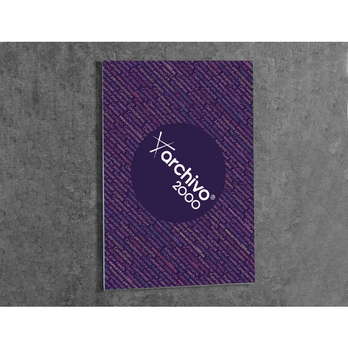 Archivo 2000 Expositor Mural Premium Adhesivo Din A4 Vertical Espesor 3 mm 210x300 mm 1
