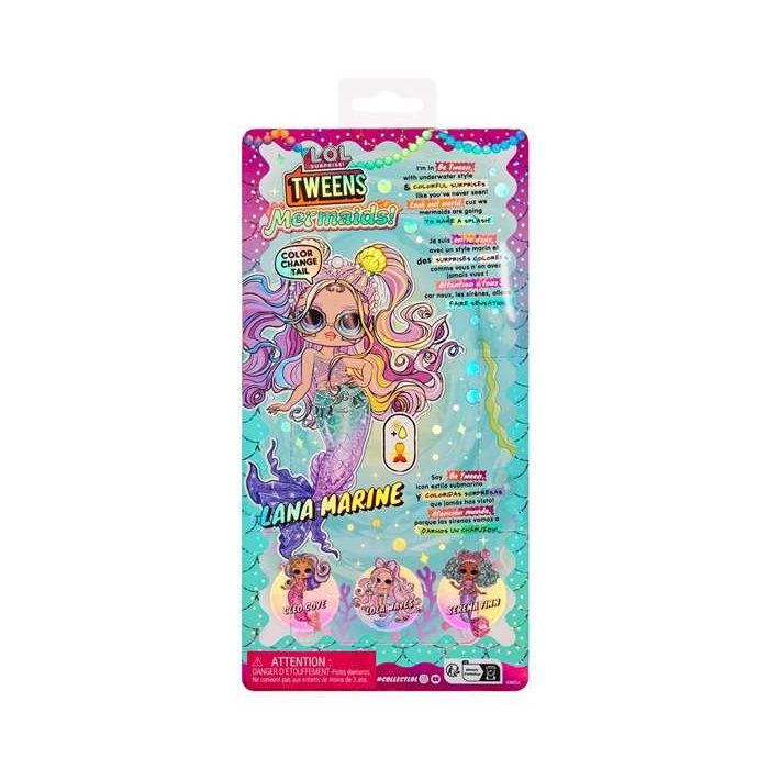 Muñeca l.o.l. surprise tween sirena - lana marine. su cola cambia de color 25,4x12,7x6,35 cm 2 Muñeca l.o.l. surprise tween sirena - lana marine. su cola cambia de color 25,4x12,7x6,35 cm 2