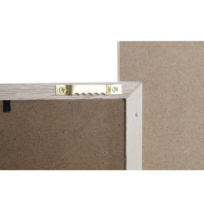 DKD Home Decor Marco Multifoto Shabby para 3 Fotos de Paulownia y Cristal Natural 34x31x2.4 cm 3 DKD Home Decor Marco Multifoto Shabby para 3 Fotos de Paulownia y Cristal Natural 34x31x2.4 cm 3