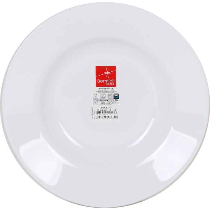 Plato Hondo Opal Toledo Bormioli Rocco 23 cm 1