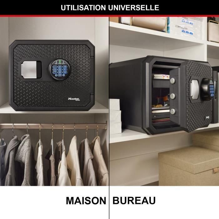 Master Lock FPW082FTCML Caja fuerte de seguridad Ignífuga y resistente al agua con Combinación electrónica - Formato L 5