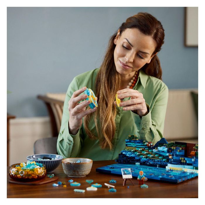 Lego Ideas 21333 Vincent Van Gogh - Lienzo de la Noche Estrellada Lámina Artística 3D - 2316 Piezas 9