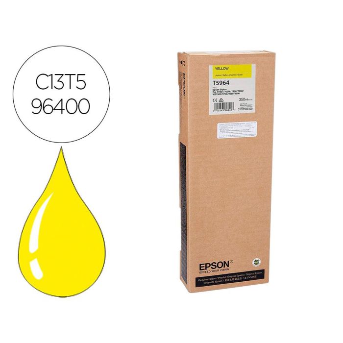 Consumibles Epson Tinta Amarillo 350 mL Sp7900-9900