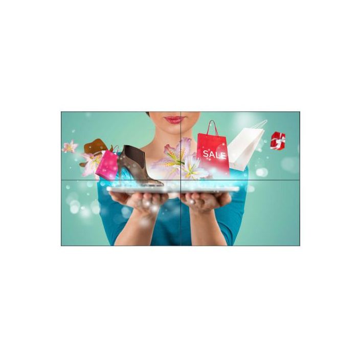 Philips Videowall X-Line 55" Full HD 1920x1080 para Operación 24/7 con CMND, FailOver, OPS, HDMI, DisplayPort y USB