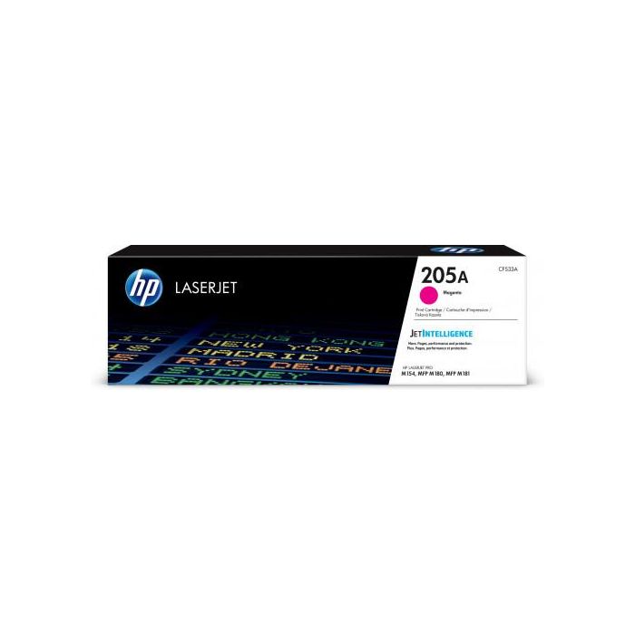 Toner Hp 205A Laserjet M154A - 154Nw - Mfp M180N - 181Fw Magenta 900 Paginas