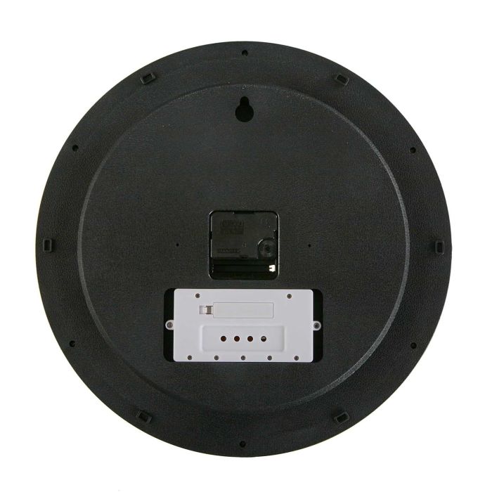 Reloj Meteo Negro 35Cm Versa (2 Unidades) 2 Reloj Meteo Negro 35Cm Versa (2 Unidades) 2