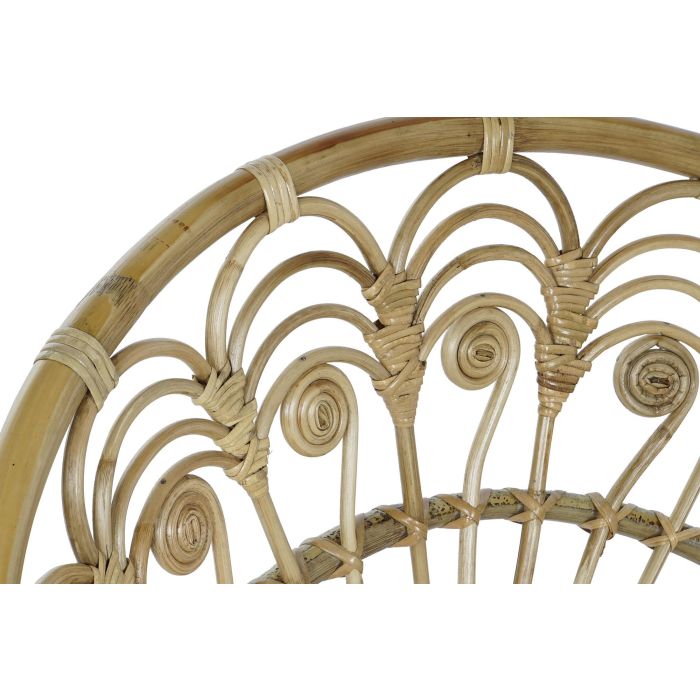 Sillón de jardín DKD Home Decor Blanco Marrón 75 x 50 x 90 cm 80 x 66 x 89 cm 84 x 70 x 90 cm 2