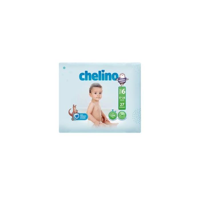 Chelino Pañal Infantil Junior Talla 6 (17-28 kg) - 27 Unidades