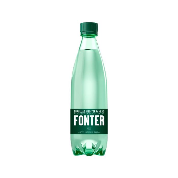 Agua Mineral Natural Con Gas Fonter Botella De 500 mL 6 unidades 1