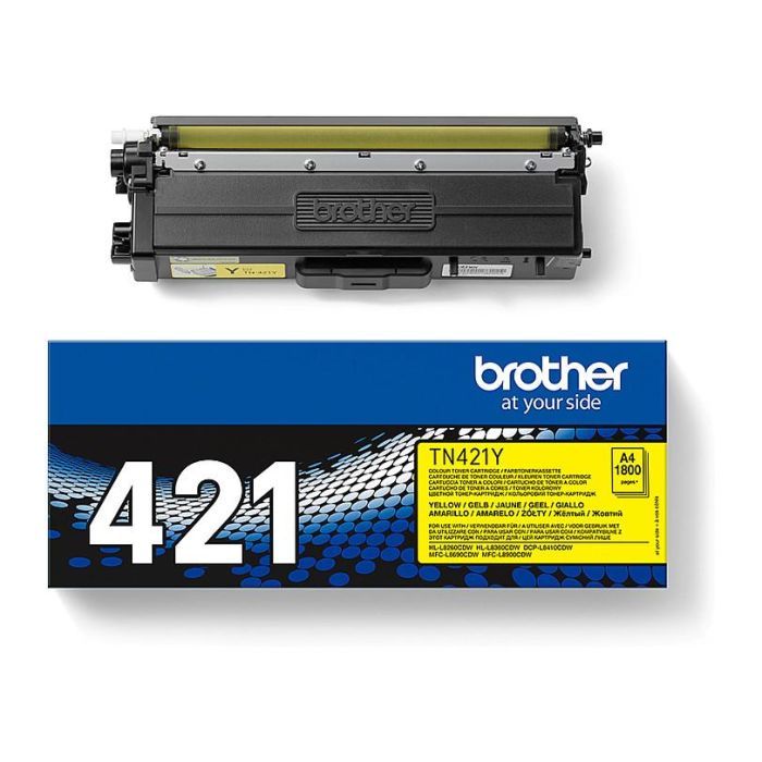 BROTHER Toner Amarillo TN421Y BROTHER Toner Amarillo TN421Y