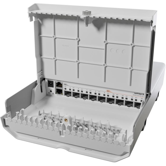 Mikrotik CRS310-1G-5S-4S+OUT netFiber 9 Switch Gestionado Gigabit Ethernet 1 SFP, 4 SFP+, 5 SFP con PoE IP54 0 Mikrotik CRS310-1G-5S-4S+OUT netFiber 9 Switch Gestionado Gigabit Ethernet 1 SFP, 4 SFP+, 5 SFP con PoE IP54 0