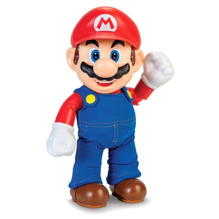 Nintendo Super Mario Figura Interactiva "It's A Me Mario" 36cm Articulada con 19 Frases y Música en Inglés 3
