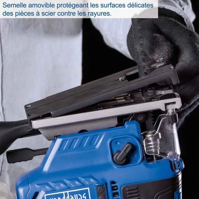 Scheppach Sierra de calar IXES 20V, Hoja 152 mm, 1000-3000 mov/min, BC-JS254-X 4