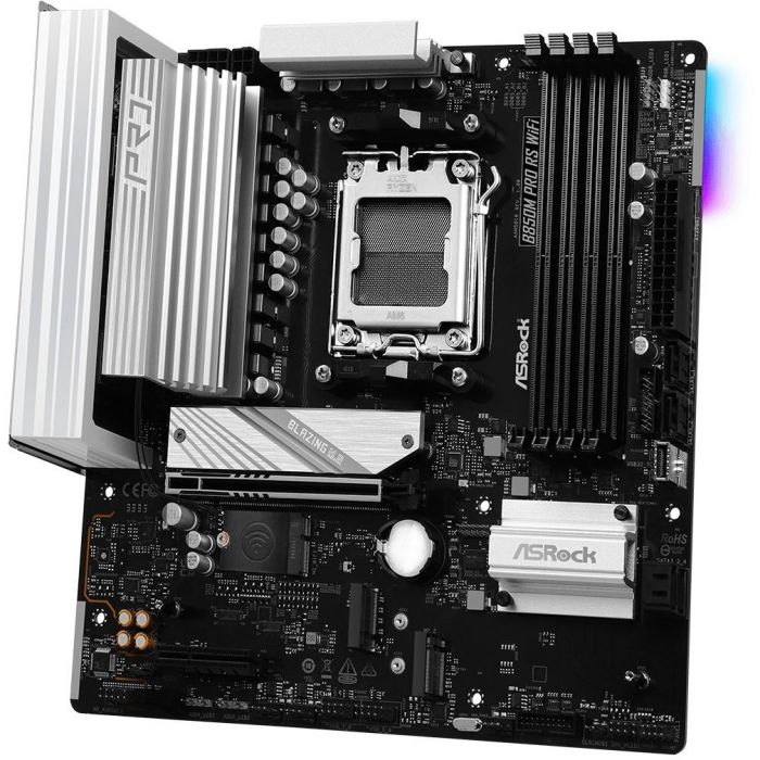Placa Base ASRock B850M Pro RS WiFi Intel Wi-Fi 6 AMD AM5 4