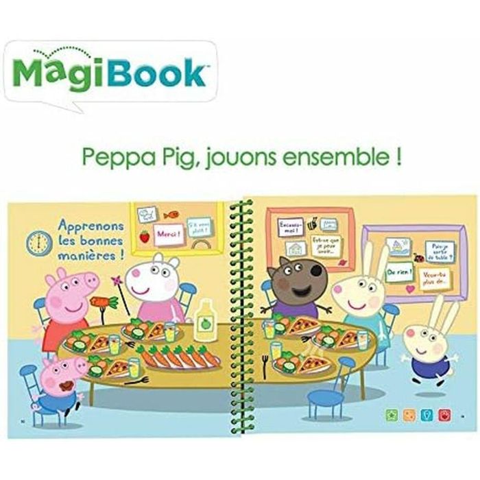VTECH - Libro interactivo Magibook - Peppa Pig, juguemos juntos 3 VTECH - Libro interactivo Magibook - Peppa Pig, juguemos juntos 3