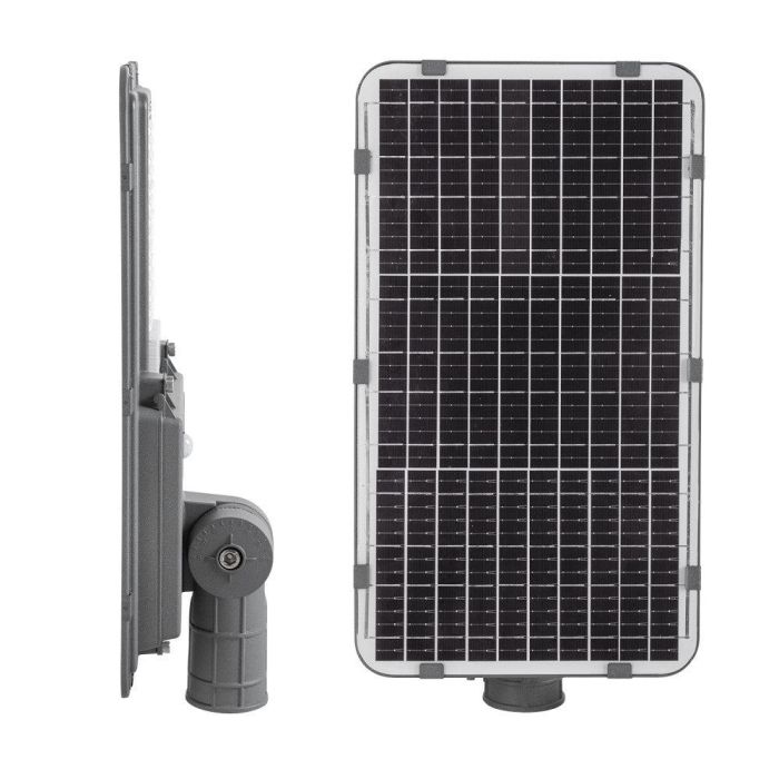 Farola LED Solar 200W 5000K Panel 6V 20W Batería 20Ah Sensor/Control Remoto [HO-STR100W-SL04-CW] 1