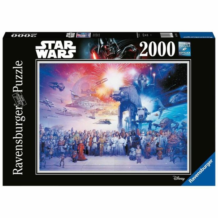 Ravensburger Puzzle STAR WARS Saga 2000 piezas, rompecabezas detallado de la película Disney para aficionados y adultos, a partir de 14 años