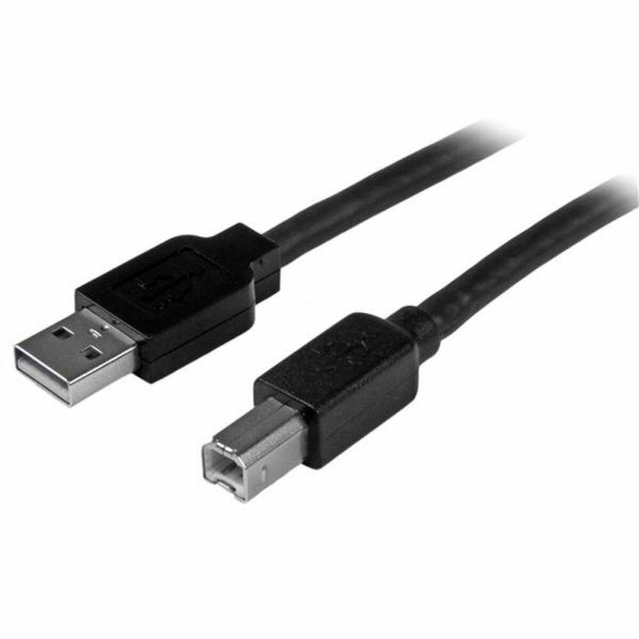 Cable USB Startech USB2HAB50AC Negro Aluminio