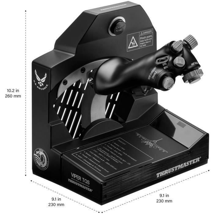 Thrustmaster VIPER TQS Negro USB Palanca de mando PC 4