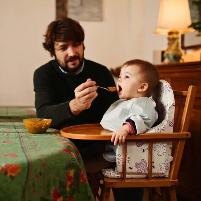 Looping Cojín Silla Alta Correas de Conejo Pijama Lavable Hecho en Francia 6 Meses 15 kg 1