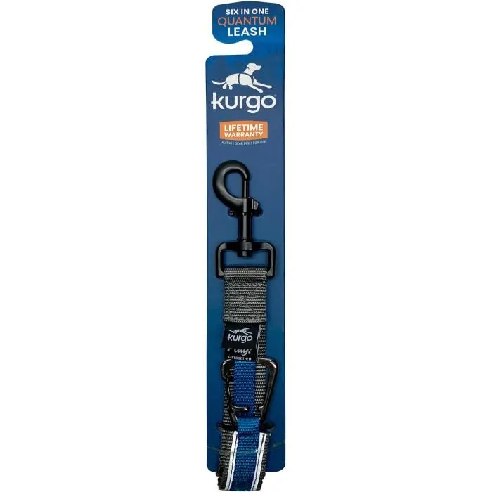 Kurgo KUR0729849177468 Correa Manos Libres 6 Posiciones 120 a 180 cm Azul 3
