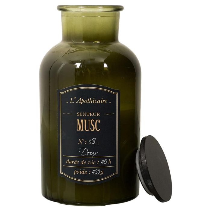 Home Deco Factory Vela Perfumada Lounge Flor de Algodón Ámbar Almizcle Vidrio 20 cm 6 Home Deco Factory Vela Perfumada Lounge Flor de Algodón Ámbar Almizcle Vidrio 20 cm 6