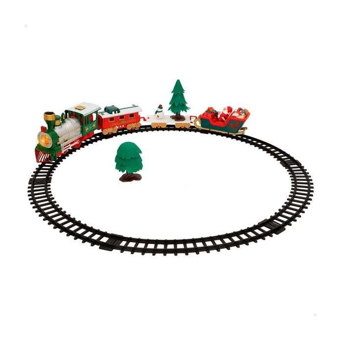 Tren electrico navidad con luz y sonido. 20 piezas. 91x44x30 cm 1 Tren electrico navidad con luz y sonido. 20 piezas. 91x44x30 cm 1