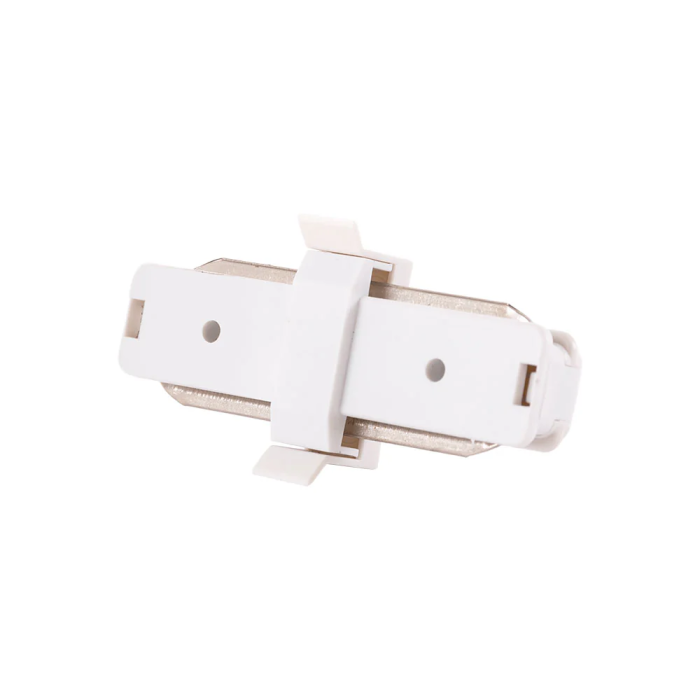 Conector Recto Carril Monofásico Blanco HO-PL218000R