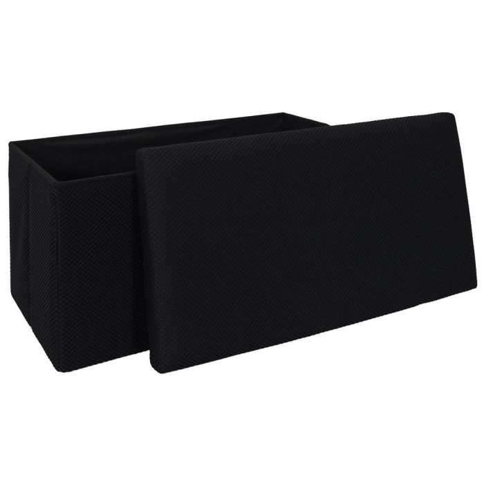 Banco-Puf Plegable Atom Negro Home Deco Factory 2 Banco-Puf Plegable Atom Negro Home Deco Factory 2