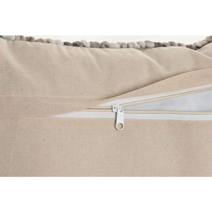 Cojin Boho DKD Home Decor Beige 45 x 45 cm (2 Unidades) 3