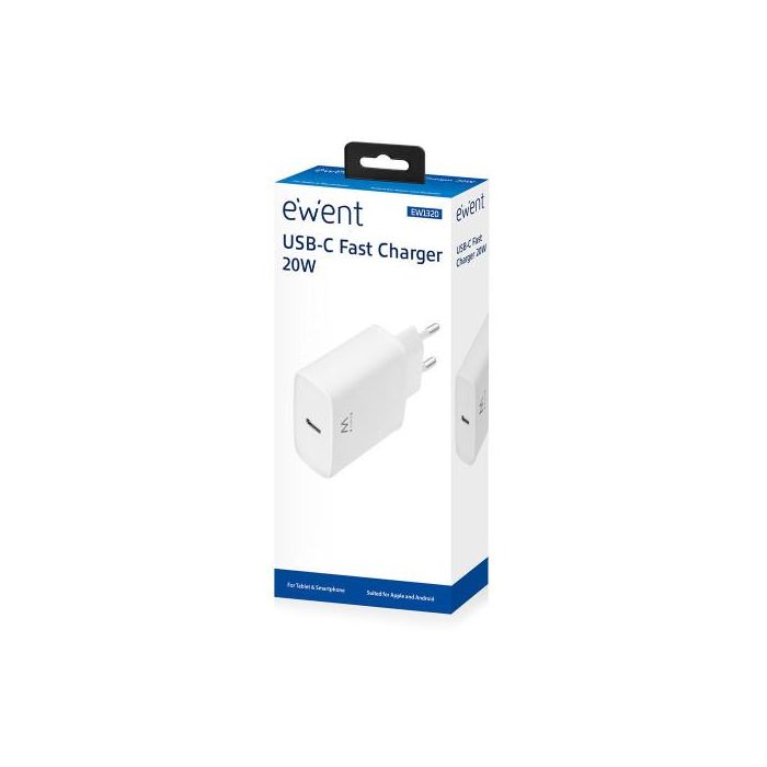 Cargador de Pared Ewent EW1320 Blanco 20 W 4