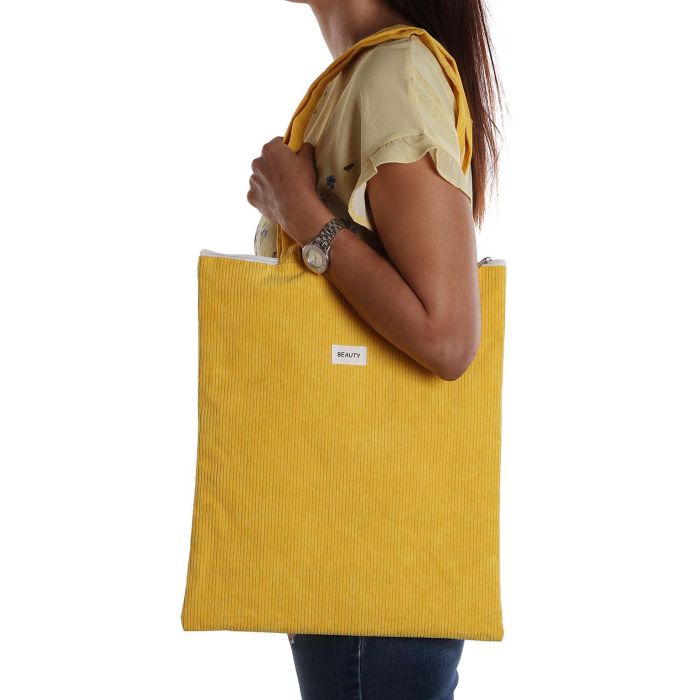 Bolso Corduroy Amarillo Versa 40CM (2 Unidades) 1 Bolso Corduroy Amarillo Versa 40CM (2 Unidades) 1
