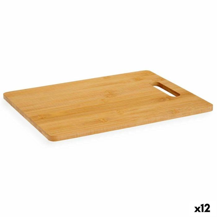 Tabla de cortar Kinvara KT190101-3 Marrón 38 x 0,9 x 28 cm (12 Unidades)