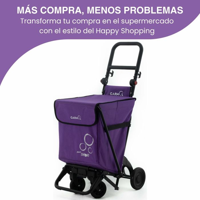 Carro de Compra Garmol MINIJUMBO TRA Violeta 44 L 2