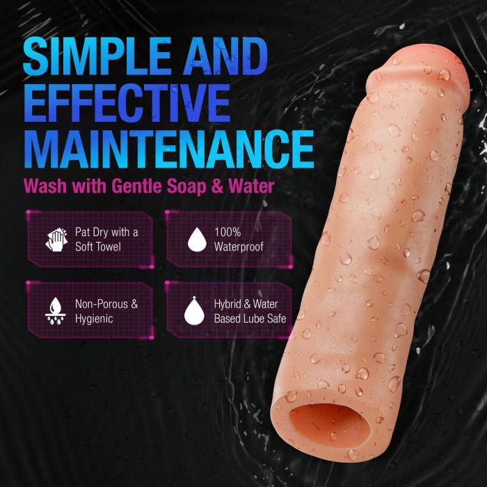 Funda para pene Blush Performance Plus Carne Ø 4,5 cm 10 Funda para pene Blush Performance Plus Carne Ø 4,5 cm 10