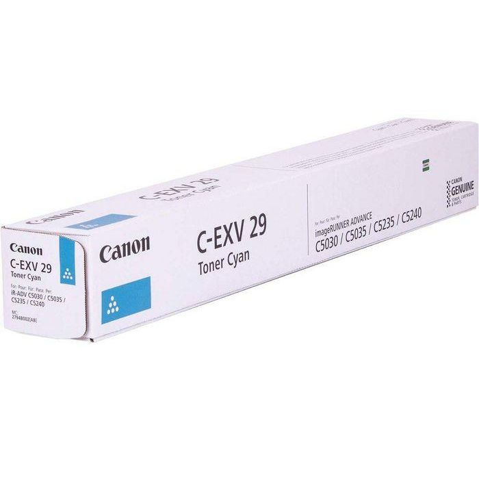Canon C-EXV29 Tóner Original Cian para Canon imageRUNNER Advance C5030 C5035