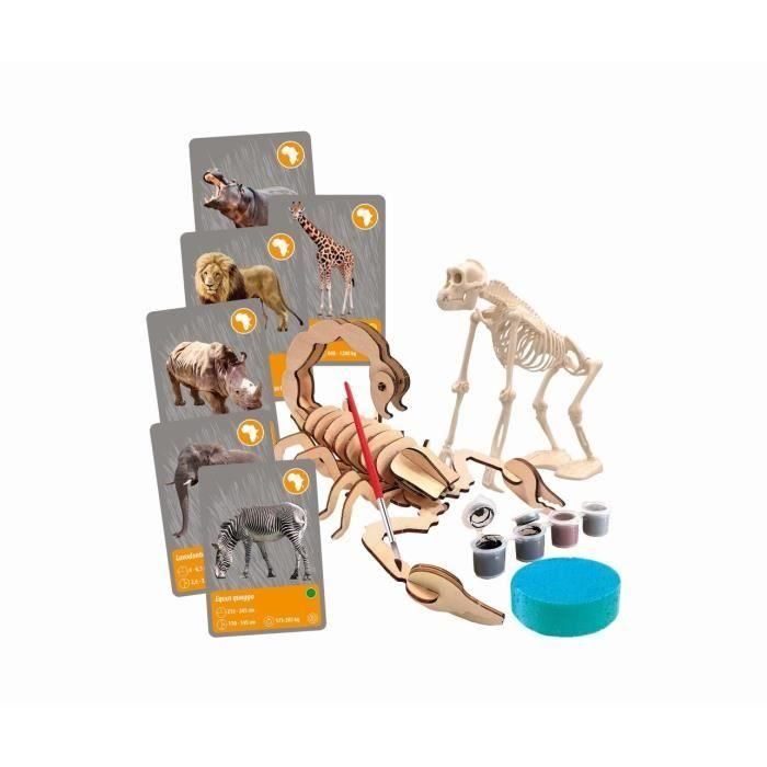 CLEMENTONI - Planeta animales Realidad - Caja científica - Experimentos científicos y actividades virtuales - Moldes, pinturas, 4 CLEMENTONI - Planeta animales Realidad - Caja científica - Experimentos científicos y actividades virtuales - Moldes, pinturas, 4