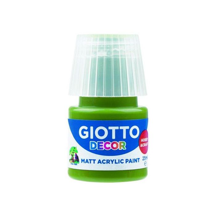Pintura Acrilica Giotto 25 Ml (Bote) Verde Oliva 6 unidades