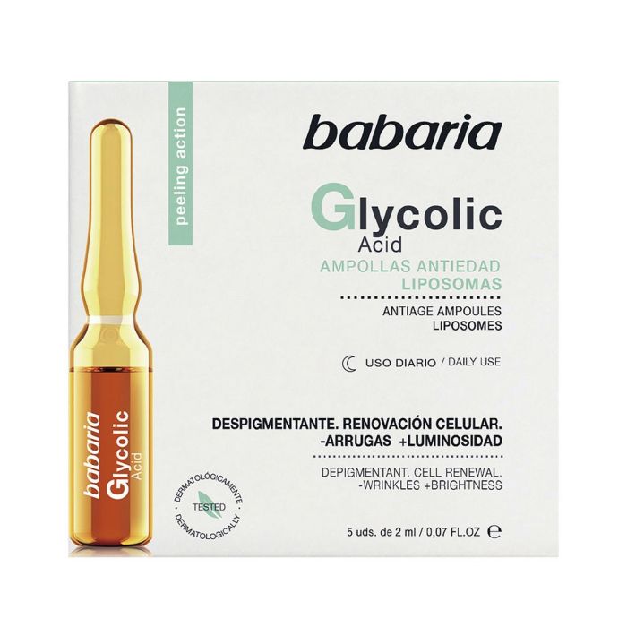 Babaria Glycolic Acid Renovación Celular Ampollas