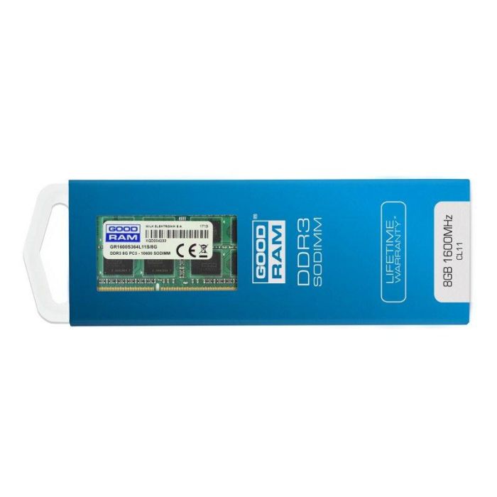 Goodram GR1600S3V64L11S/4G Memoria RAM DDR3 SODIMM 4GB 1600MHz CL11 1.35V para Portátil 2 Goodram GR1600S3V64L11S/4G Memoria RAM DDR3 SODIMM 4GB 1600MHz CL11 1.35V para Portátil 2