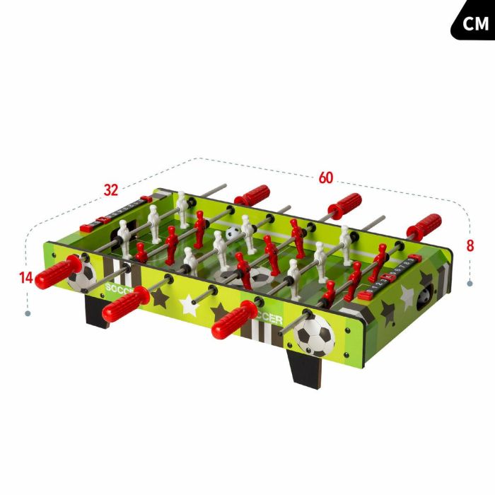 Futbolín Colorbaby 60 x 14 x 32 cm (2 Unidades) 3 Futbolín Colorbaby 60 x 14 x 32 cm (2 Unidades) 3