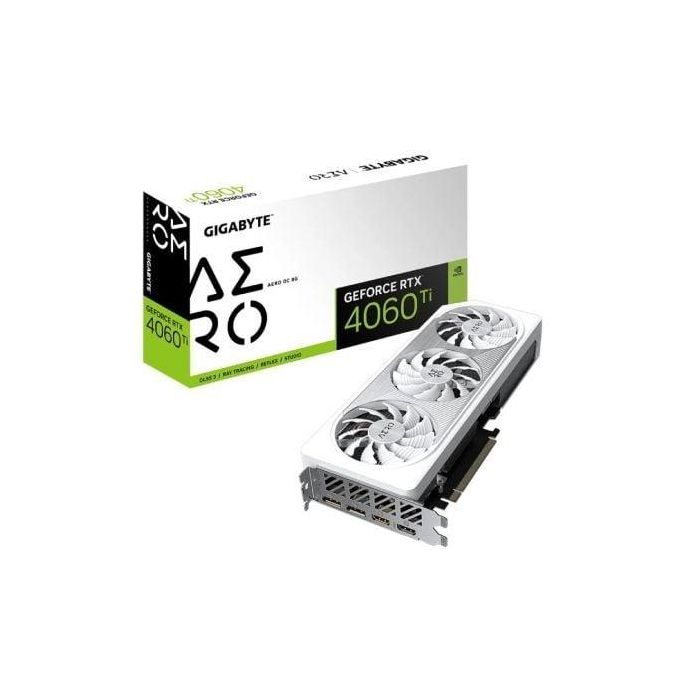 Gigabyte GeForce RTX 4060 Ti AERO OC 8G NVIDIA 8 GB GDDR6 Gigabyte GeForce RTX 4060 Ti AERO OC 8G NVIDIA 8 GB GDDR6