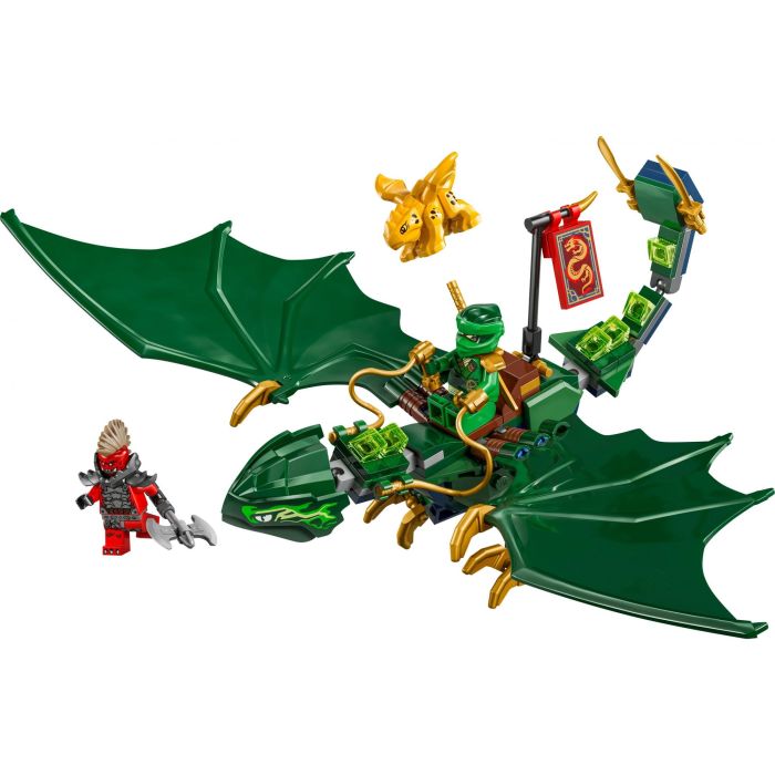 LEGO 71829 Ninjago Dragón Verde del Bosque de Lloyd Set de Construcción con 2 Minifiguras y Dragón Bebé Juguete para niños +6 años 1 LEGO 71829 Ninjago Dragón Verde del Bosque de Lloyd Set de Construcción con 2 Minifiguras y Dragón Bebé Juguete para niños +6 años 1