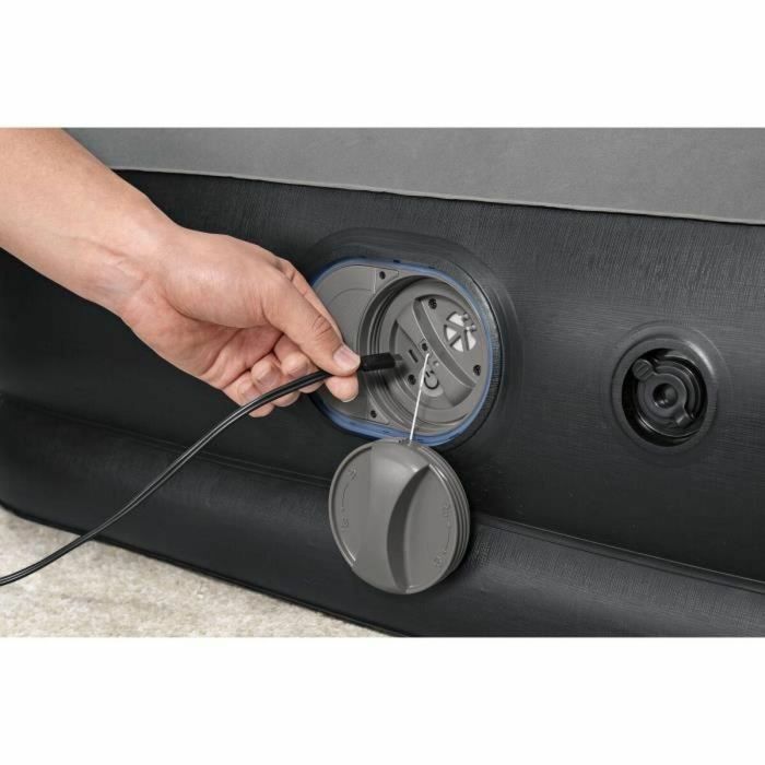 Bestway 671BU Colchón Hinchable Tritech Queen 2 plazas con bomba USB integrada, 2,03m x 1,52m x 36cm 2 Bestway 671BU Colchón Hinchable Tritech Queen 2 plazas con bomba USB integrada, 2,03m x 1,52m x 36cm 2