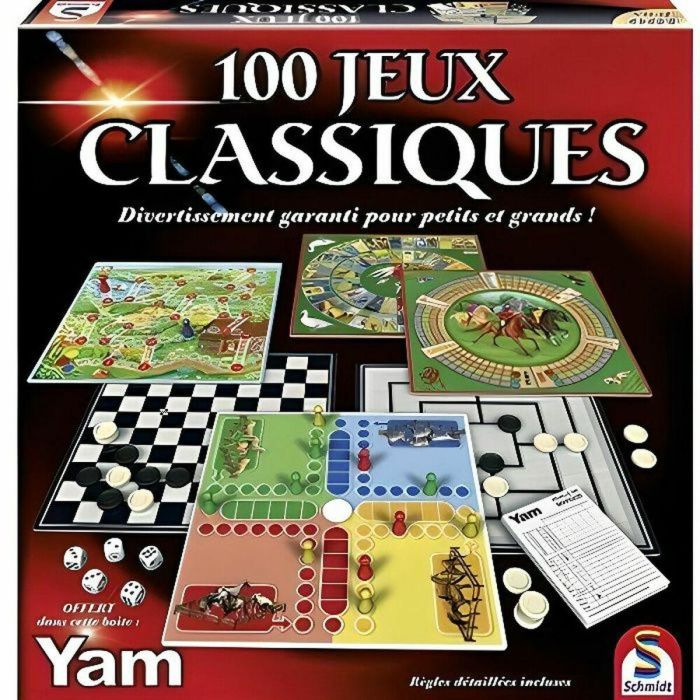 SCHMIDT AND SPIELE Playset - 100 juegos clásicos SCHMIDT AND SPIELE Playset - 100 juegos clásicos