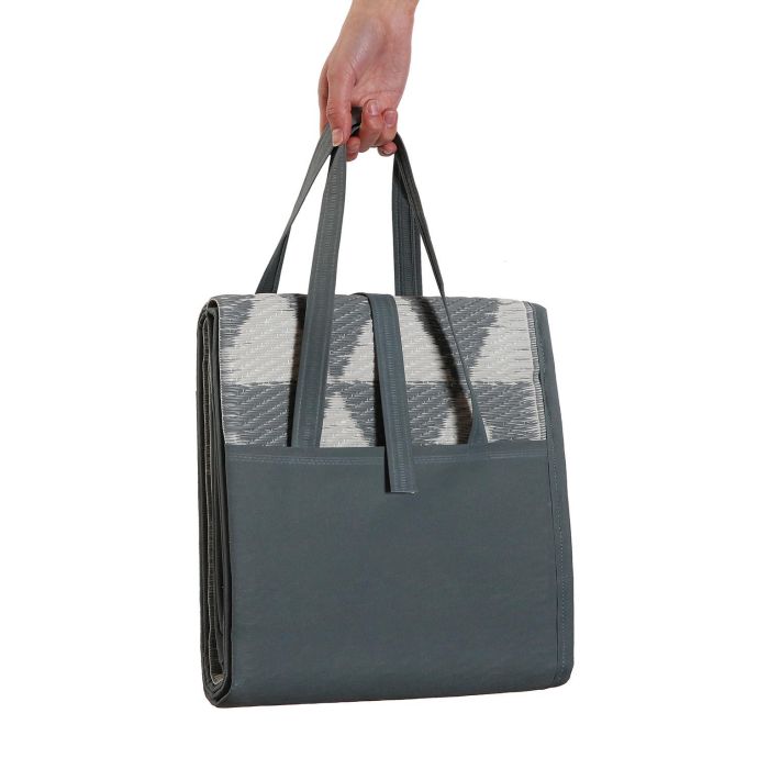Alfombra Picnic Gris Triangu Versa 90X1CM (2 Unidades) 1 Alfombra Picnic Gris Triangu Versa 90X1CM (2 Unidades) 1