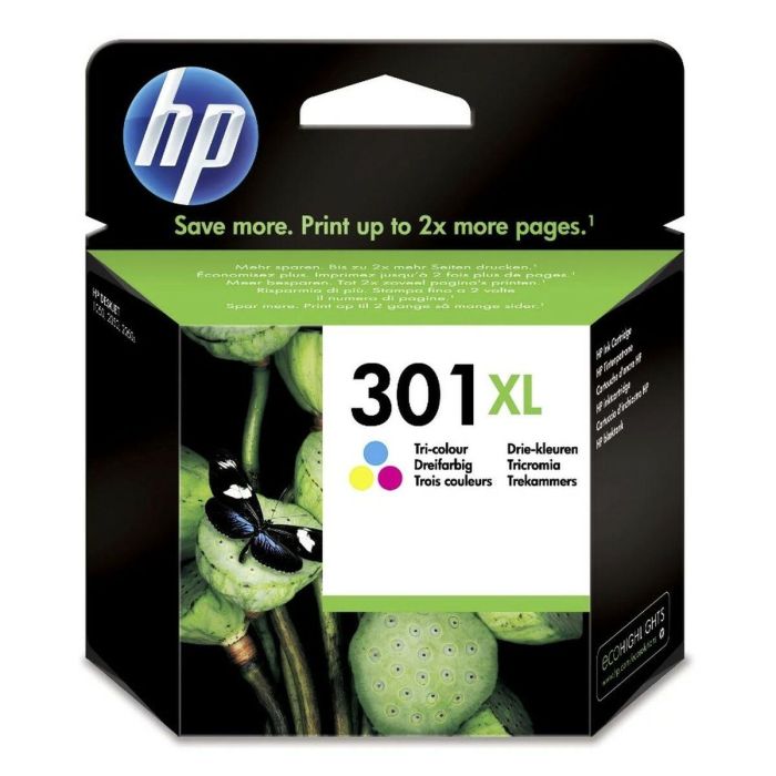 Cartucho de Tinta Original HP 301XL Tricolor (60 unidades) 2 Cartucho de Tinta Original HP 301XL Tricolor (60 unidades) 2