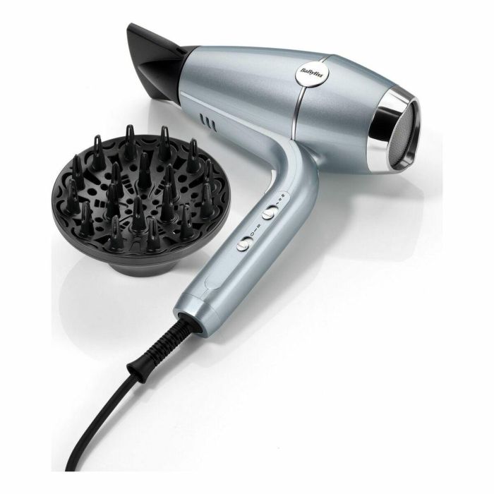 Secador de Pelo Babyliss Azul Metalizado 2100 W 7 Secador de Pelo Babyliss Azul Metalizado 2100 W 7